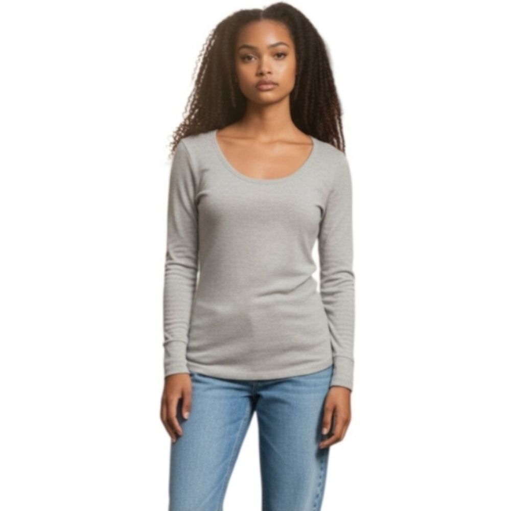 Old Navy Gray Knit Top Sz.M EUC.